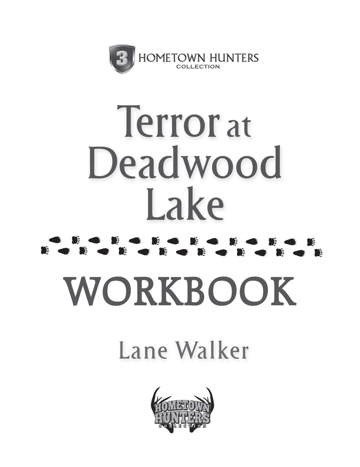 PDF Workbook - Terror at Deadwood Lake