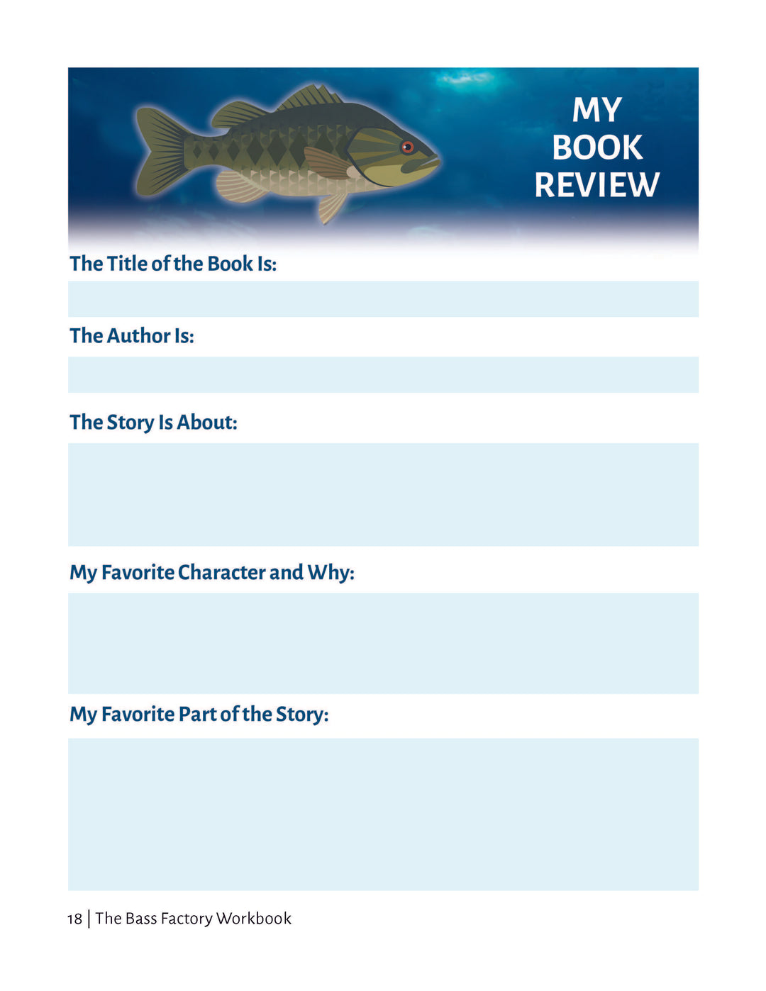 Printable Workbooks - The Fishing Chronicles