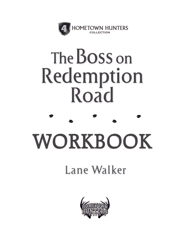 PDF Workbook - The Boss on Redemption Road