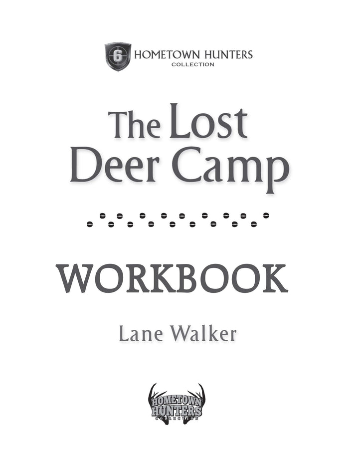 PDF Workbook - The Lost Deer Camp